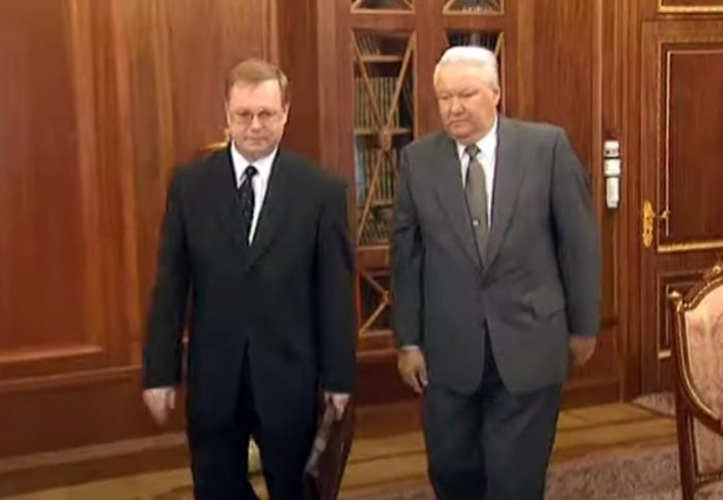 Премьер министр ельцина бывший. Премьер министр Степашин в 1999 году.